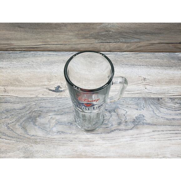 Walt Disney Cruise Line Clear Glass Tall Beer Stein Mug - Picture 7 of 9